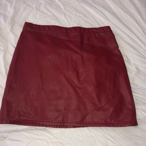 Forever 21 Faux Leather Mini Skirt